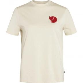 tricou cu maneci scurte pt. femei Fjallraven Fox Boxy Logo Tee W nisip 1