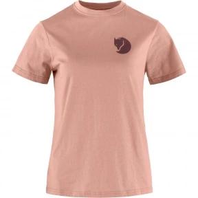 tricou cu maneci scurte pt. femei Fjallraven Fox Boxy Logo Tee W roz 1