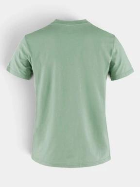 tricou cu maneci scurte pt. femei Fjallraven Fox Boxy Logo Tee W verde deschis 3