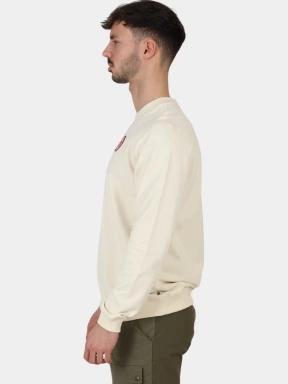 pulover pt. barbati Fjallraven 1960 Logo Badge Sweater M alb 3