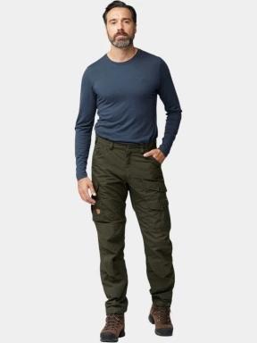 pantaloni de drumetie pt. barbati Fjallraven Vidda Pro Trousers M verde 1