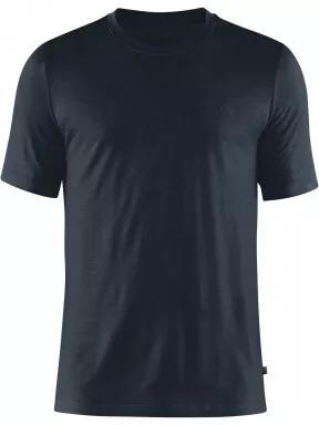 tricou pentru sport, cu maneci scurte pt. barbati Fjallraven Abisko Wool SS M albastru inchis 1