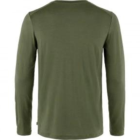 tricou cu maneci lungi pt. barbati Fjallraven Abisko Wool LS M verde 3