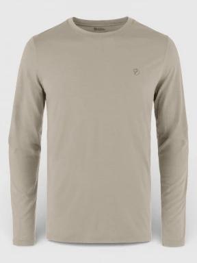 tricou cu maneci lungi, pentru sport pt. barbati Fjallraven Abisko Wool LS M nisip 1