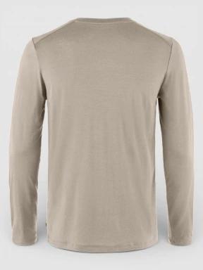 tricou cu maneci lungi, pentru sport pt. barbati Fjallraven Abisko Wool LS M nisip 3