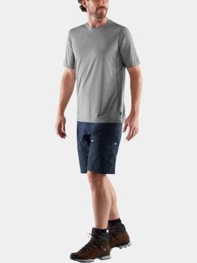 tricou pentru sport, cu maneci scurte pt. barbati Fjallraven Abisko Day Hike SS M gri 1
