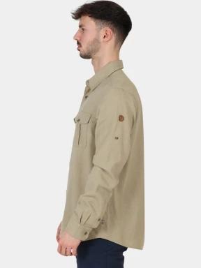 camasa cu maneci lungi pt. barbati Fjallraven Övik Travel Shirt LS M nisip 3