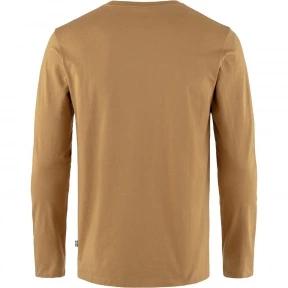 tricou cu maneci lungi pt. barbati Fjallraven Forever Nature Badge LS M maro 3