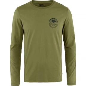 tricou cu maneci lungi pt. barbati Fjallraven Forever Nature Badge LS M verde 1