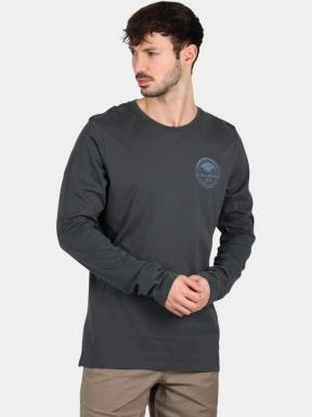 tricou cu maneci lungi pt. barbati Fjallraven Forever Nature Badge LS M albastru inchis 1