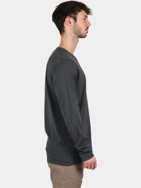 tricou cu maneci lungi pt. barbati Fjallraven Forever Nature Badge LS M albastru inchis 3