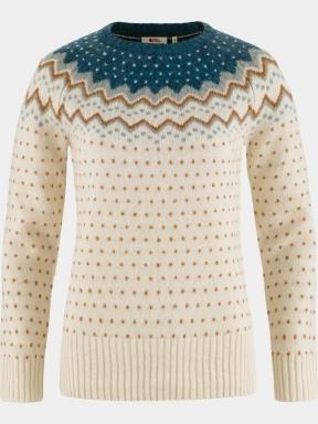 pulover tricotat pt. femei Fjallraven Övik Knit Sweater W nisip 1