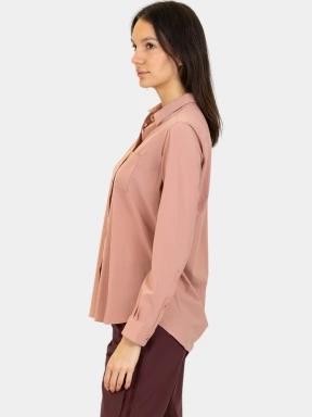 camasa cu maneci lungi pt. femei Fjallraven Övik Lite Shirt LS W roz 3