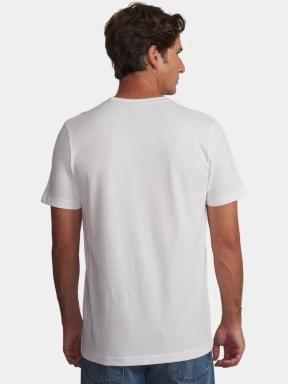 tricou cu maneci scurte pt. barbati TBS Freditee alb 3