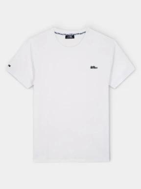 tricou cu maneci scurte pt. barbati TBS Iconetee alb 1