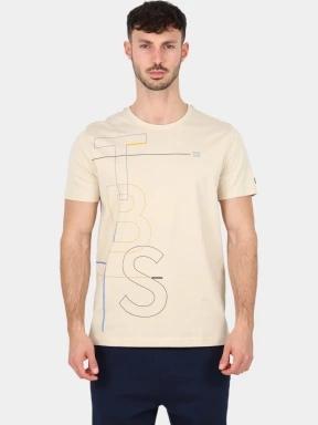 tricou cu maneci scurte pt. barbati TBS Jamaitee nisip 1