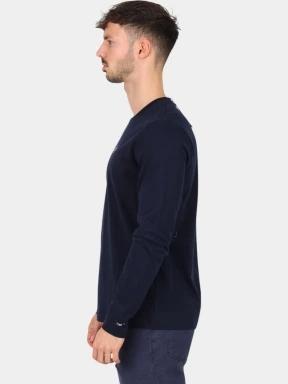 tricou cu maneci lungi pt. barbati TBS Jonsitee albastru inchis 3