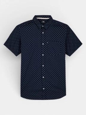 camasa cu maneci scurte pt. barbati TBS Kevincha albastru inchis 1