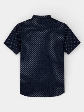 camasa cu maneci scurte pt. barbati TBS Kevincha albastru inchis 3