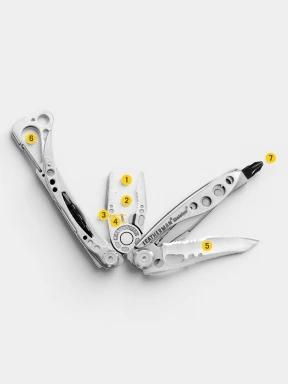unealta multifunctionala Leatherman Skeletool® multiszerszám gri 3