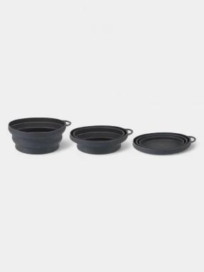 farfurie pliabila Lifemarque Silicone Ellipse Flexi-Bowl gri 3
