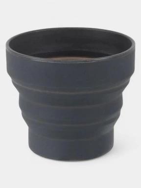 pahar pliabil Lifemarque Silicone Ellipse Flexi-Mug gri 1