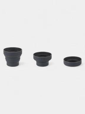 pahar pliabil Lifemarque Silicone Ellipse Flexi-Mug gri 3