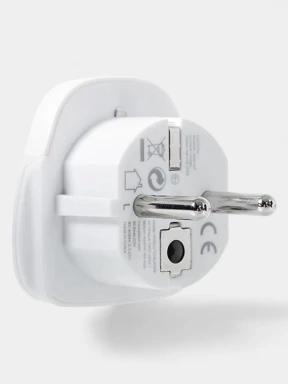 convertor Lifemarque European Travel Adaptor alb 3