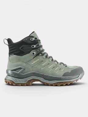 bocanci de drumetie impermeabili pt. barbati Lowa Innovo GTX MID verde 1