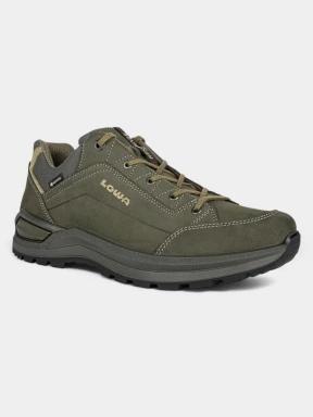 pantofi de drumetie impermeabili pt. barbati Lowa Renegade GTX Lo oliv 1