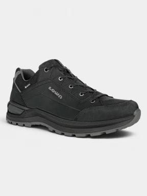 pantofi de drumetie impermeabili pt. barbati Lowa Renegade GTX LO negru 1