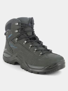 bocanci de drumetie impermeabili pt. barbati Lowa Renegade GTX Mid gri 1