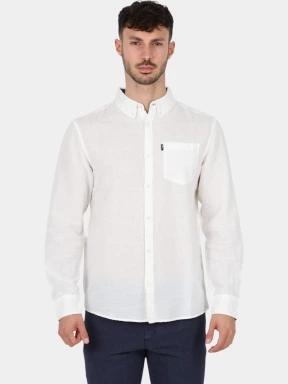 camasa cu maneci lungi pt. barbati TBS Lynerche alb 1