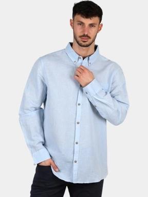 camasa cu maneci lungi pt. barbati TBS Lynerche albastru deschis 1