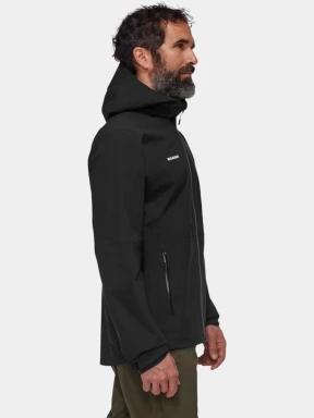jacheta de drumetie impermeabila pt. barbati Mammut Linard Guide HS Hooded Jacket negru 3