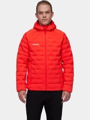 geaca de drumetie pt. barbati Mammut Sender IN Hooded Jacket rosu 1