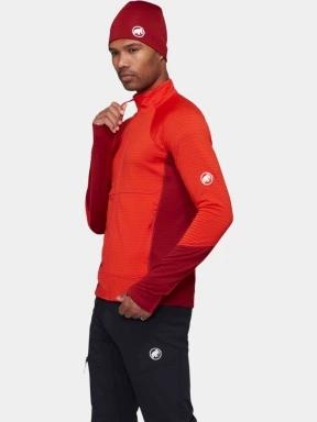 pulover polar pt. barbati Mammut Taiss ML Jacket rosu 3