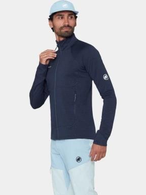pulover polar pt. barbati Mammut Taiss ML Jacket albastru inchis 3