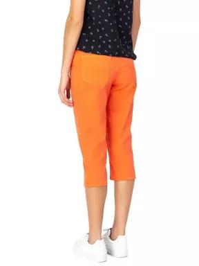 pantaloni trei sferturi pt. femei TBS Majacor portocaliu 3