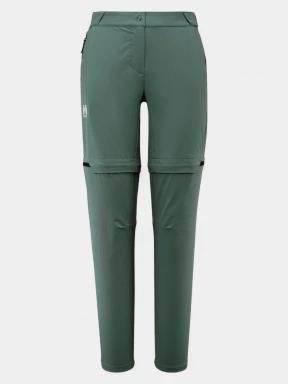 pantaloni de drumetie pt. femei Millet Ubic Str Zip Off Pt W verde 1