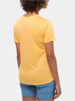 tricou pentru sport, cu maneci scurte pt. femei Millet Wanaka W galben 3