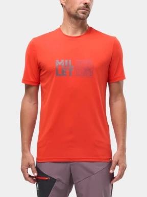 tricou pentru sport, cu maneci scurte pt. barbati Millet Seneca M rosu 1