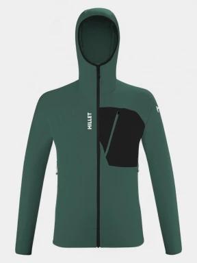 pulover polar pt. barbati Millet Lokka Hoodie Iii M verde 1