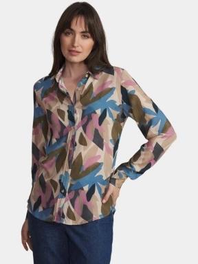 camasa cu maneci lungi pt. femei TBS Montyche multicolor 1