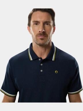 tricou cu guler pt. barbati Musto M Evo Pro Lite SS Po albastru inchis 3