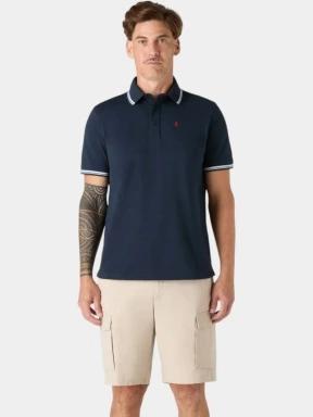 tricou cu guler pt. barbati Musto M Original Tipped Pi albastru inchis 1
