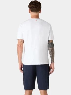 tricou cu maneci scurte pt. barbati Musto M Marine Graphic SS alb 3
