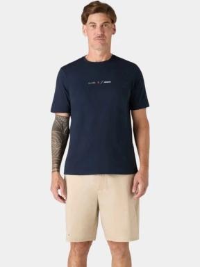 tricou cu maneci scurte pt. barbati Musto M Marine Graphic SS albastru inchis 1
