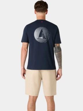 tricou cu maneci scurte pt. barbati Musto M Marine Graphic SS albastru inchis 3