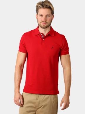 tricou cu guler pt. barbati Nautica Cast Polo Shirt rosu 1